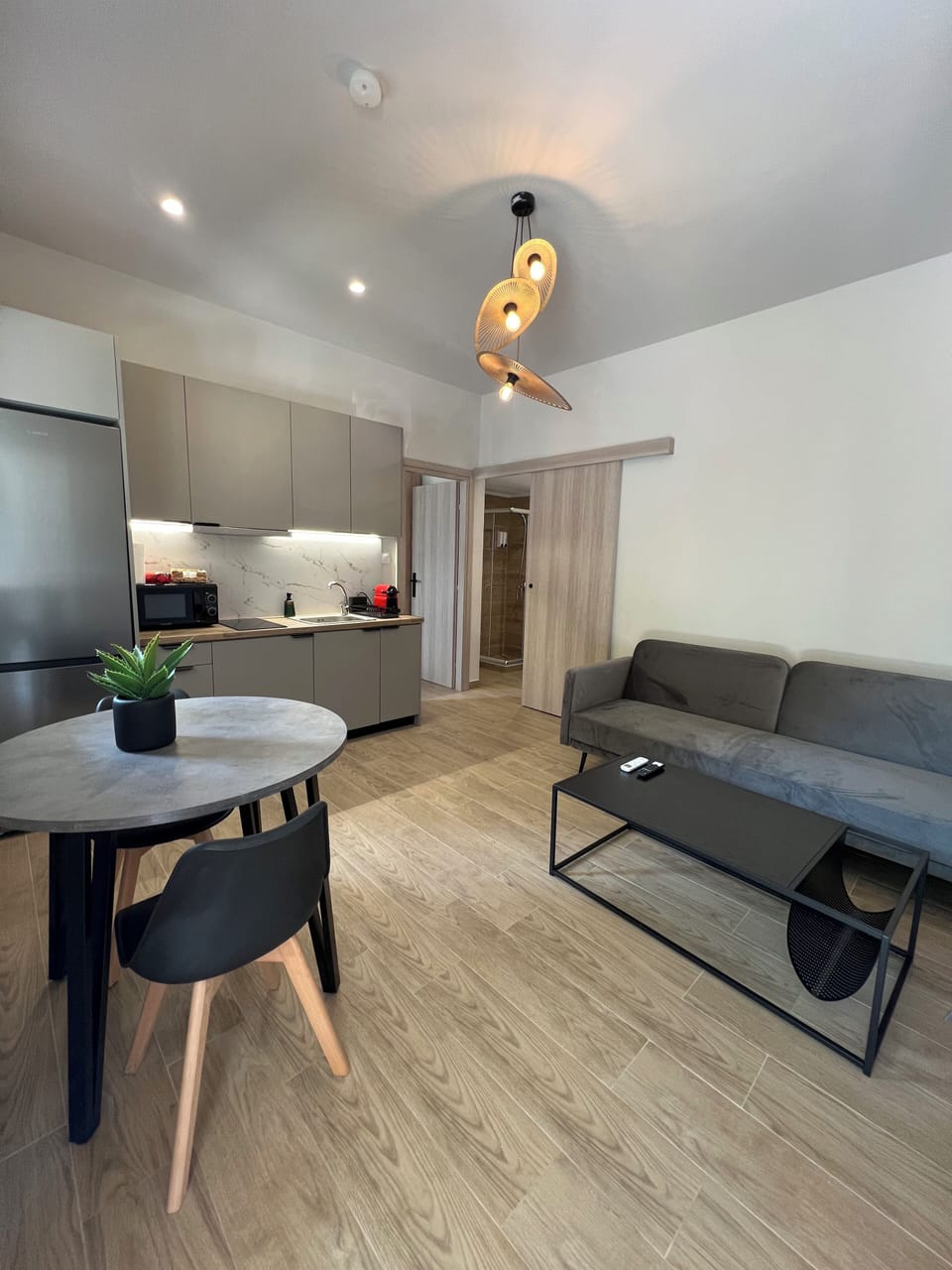 Apartment, 1 Queen Bed | Living area