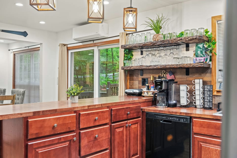 Ample counter space.
