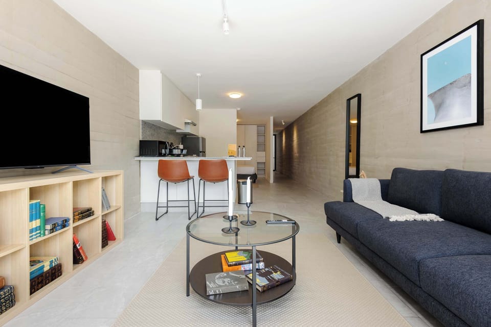 Living room with TV