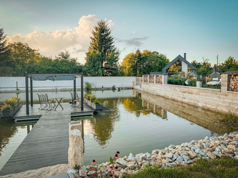Water Feature, Garden, Pond, Reflection, Landscaping, Shade, Design, Walkway, Swimming Pool, Reflecting Pool