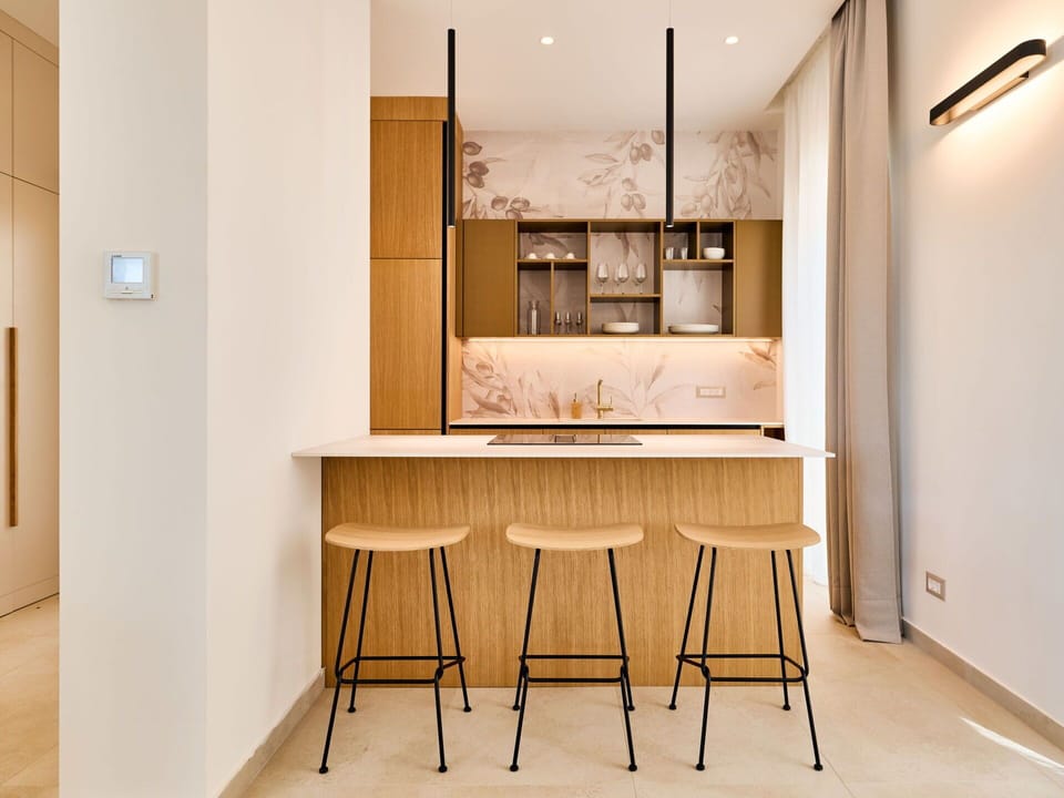 Furniture, Interior Design, Flooring, Wood, Floor, Home, Lighting, Wood Flooring, Kitchen, Room