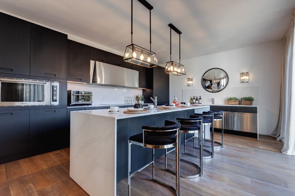 Villa, 6 Bedrooms, Hill View | Private kitchen | Fridge, microwave, oven, stovetop