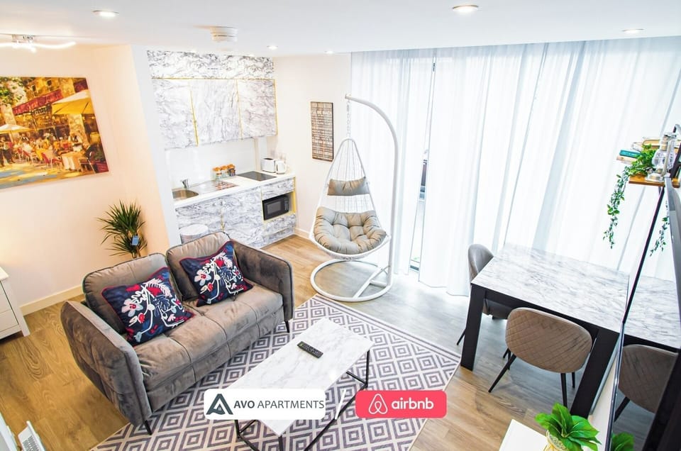 Lounge at Avo Apartments Short Lets & Serviced Accommodation