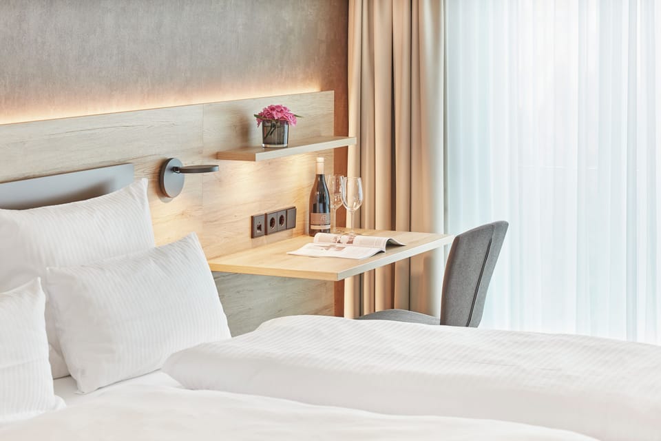 In-room safe, blackout drapes, soundproofing, free WiFi