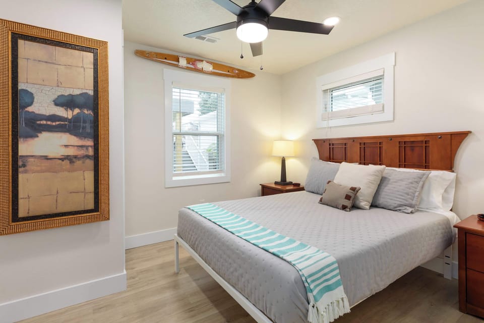 Bedroom 2 (there is an outside AC unit outside the window in this bedroom. The noise is noticable but not disruptive)