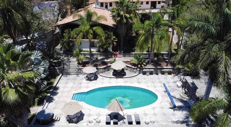 Pool Grounds | Spend the afternoon in the water, palms overhead
