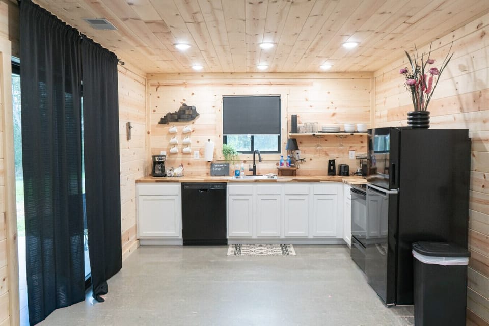 Fully stocked kitchen