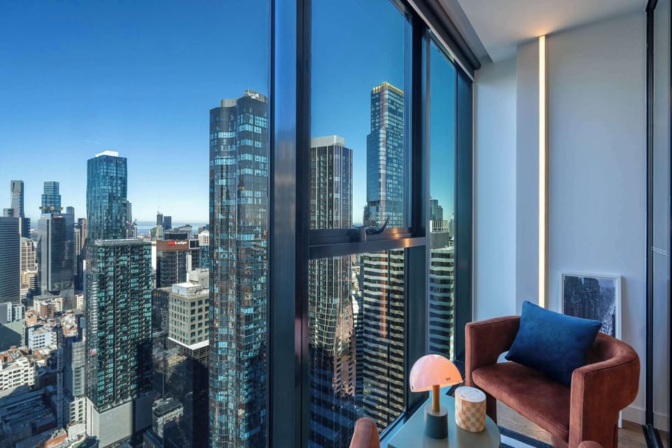 Sunroom balcony with seatings to enjoy the stunning views 
