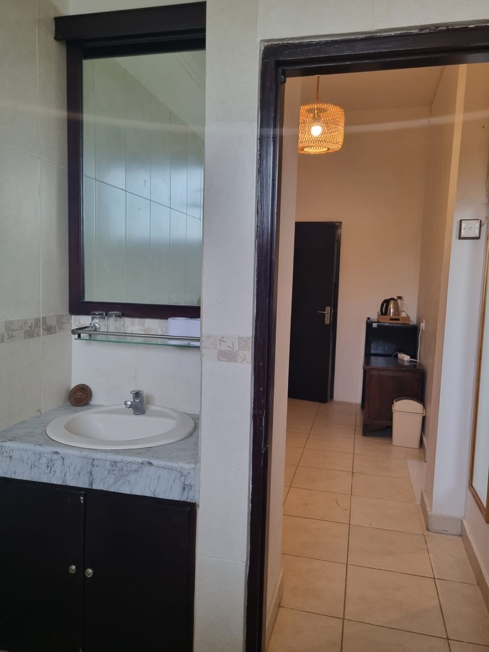 Superior Double Room, Balcony, Garden View | Bathroom | Shower, hair dryer, towels, soap