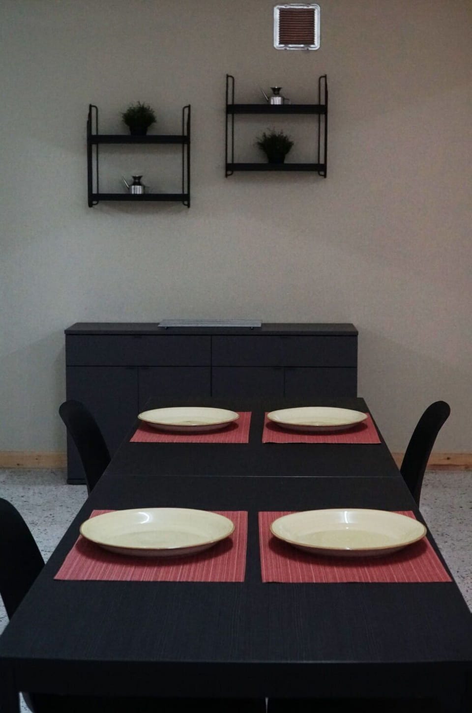 Furniture, Interior Design, Table, Black, Kitchen & Dining Room Table, Room, Chair, Glass, Dining Room
