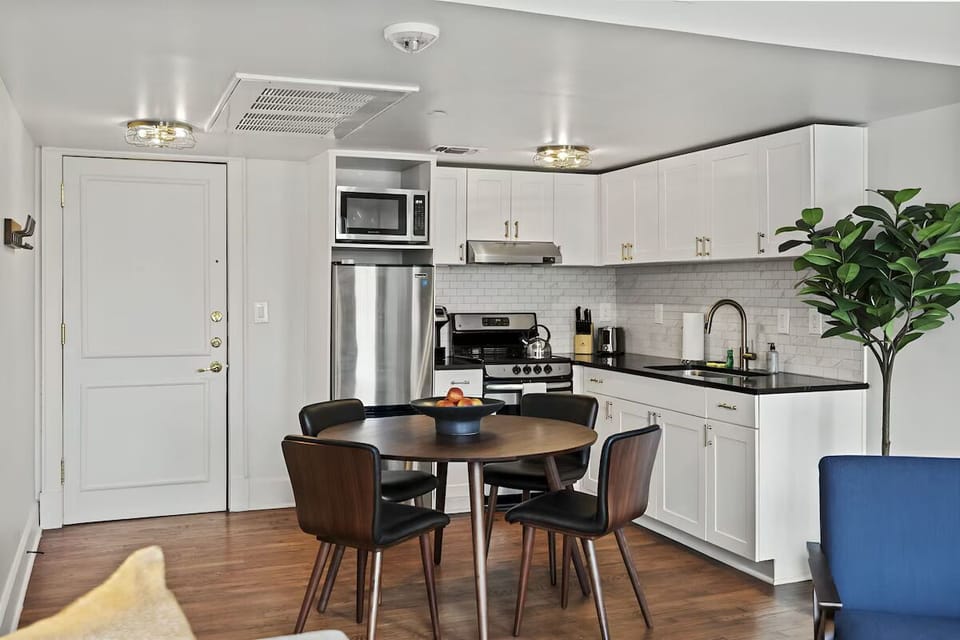 Cook with ease in a sleek kitchen with modern finishes.