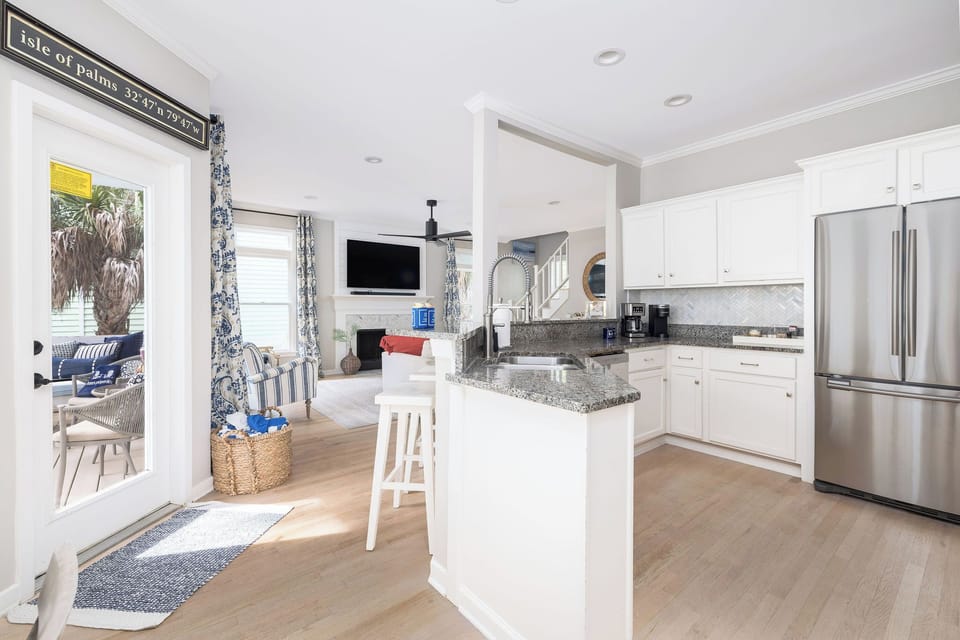 Open floor plan has great flow.