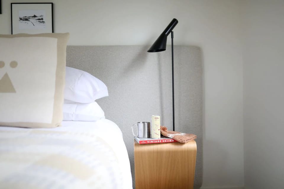 Settle in with a bedtime read and calming lamp glow.