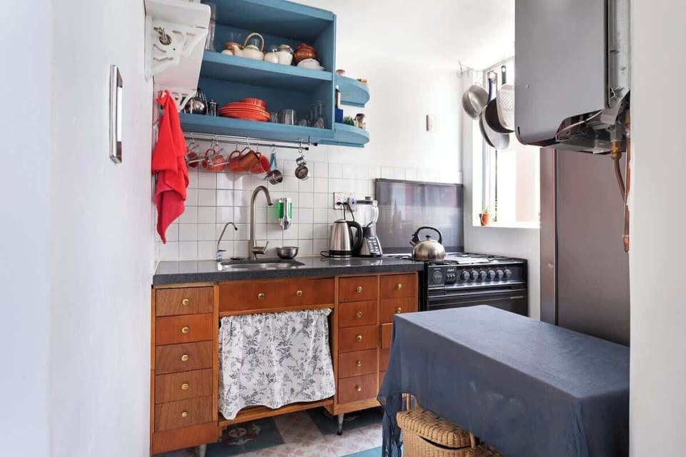 Small kitchen, but you will find it fully equipped