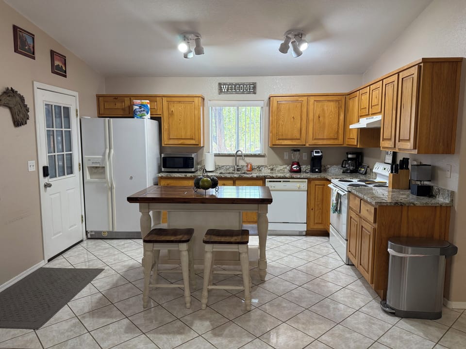 Full Kitchen and Center Island to Keyless Entry Front Door