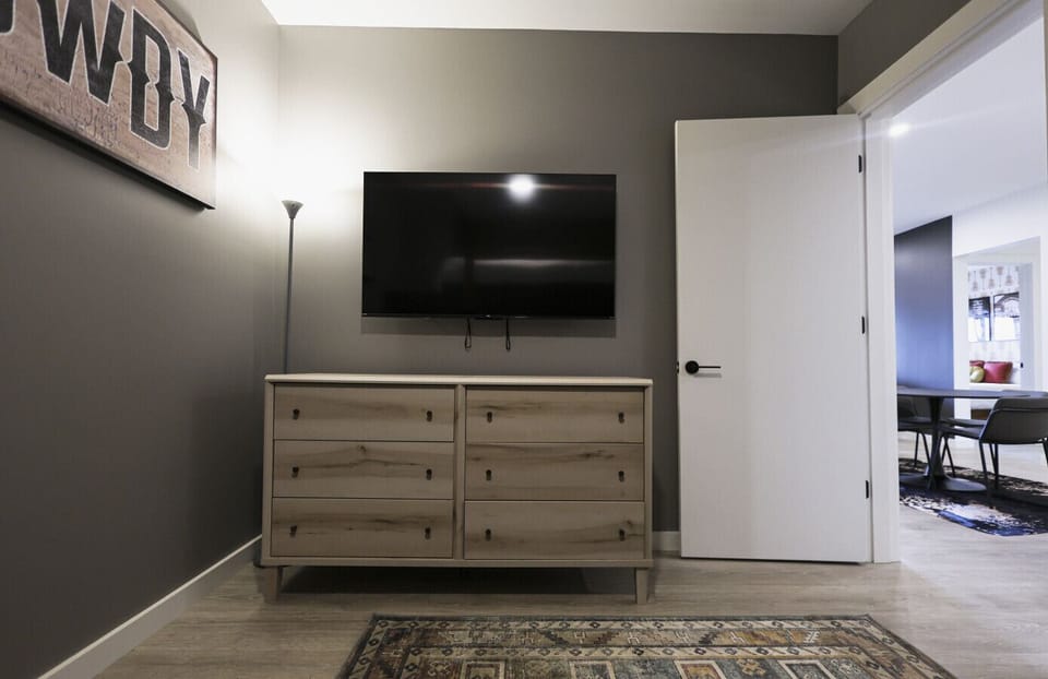 Entertainment made easy with a smart TV for your convenience.