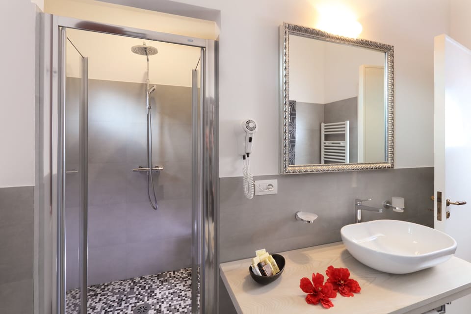 Economy Double Room | Bathroom | Shower, free toiletries, hair dryer, bathrobes