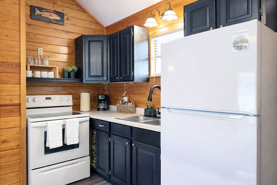 Fully stocked kitchen
