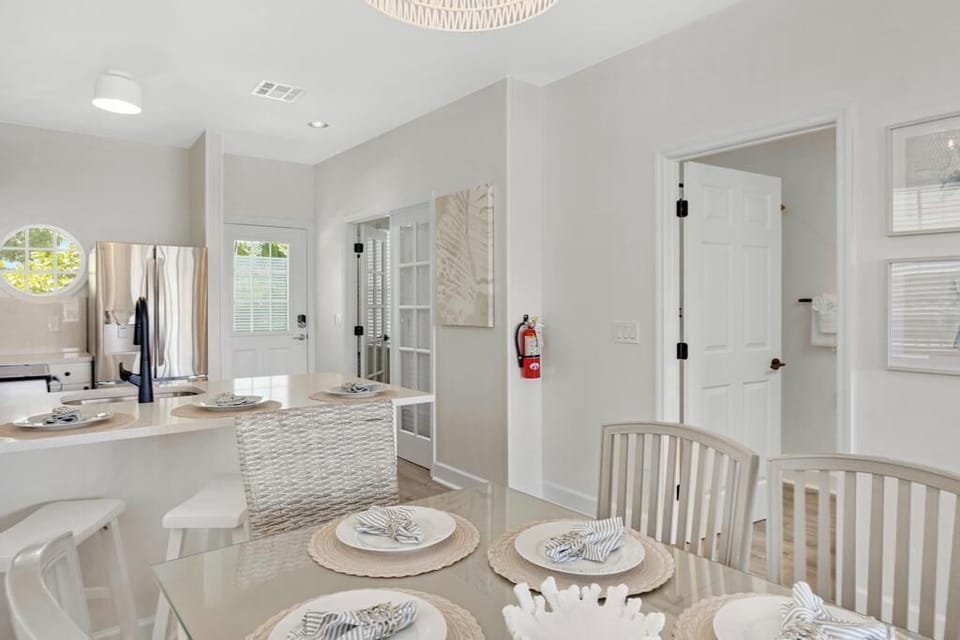Bathroom access from Dining area