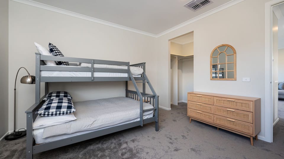 Bedroom four with tri bunk 