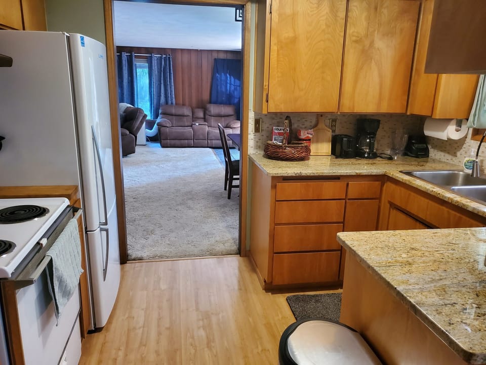 Full Size Refirigerator, Stove, & Large Pantry! 