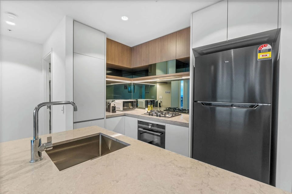 Open living and kitchen layout creating a spacious, welcoming environment.