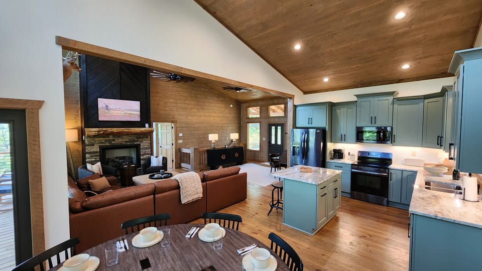 Dining, Living Room & Kitchen