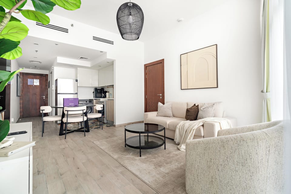 Classic Apartment | Living area | 50-inch Smart TV with digital channels