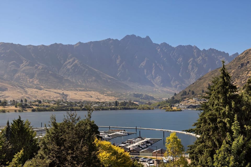 Uninterrupted views of The Remarkables & lake