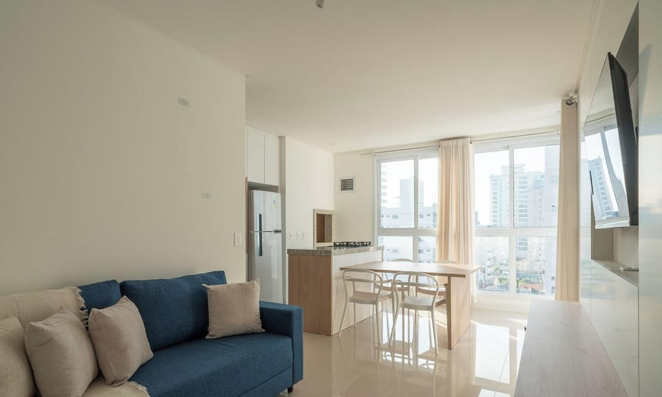 Basic Apartment | Living area | 40-inch TV with digital channels