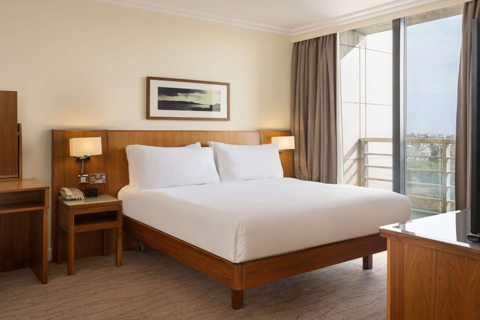 In-room safe, desk, laptop workspace, blackout drapes