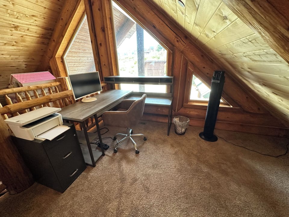 Office Area in the Loft