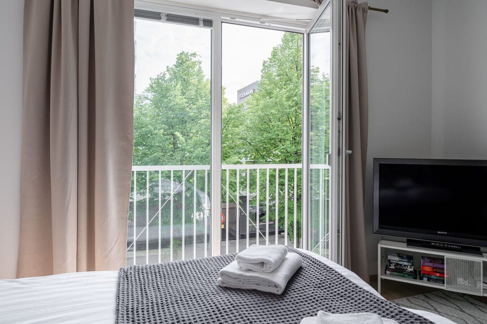 Located in a brand-new apartment building, this bright and modern space offers everything you need for a comfortable stay