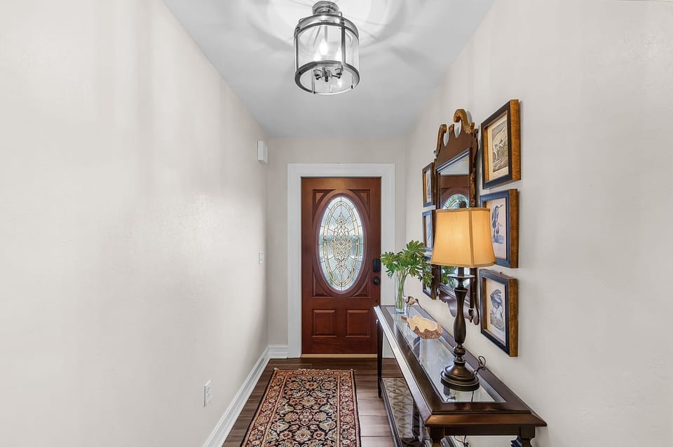 Interior foyer area.