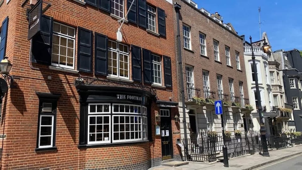 The Footman pub - a lovely gastro pub local
