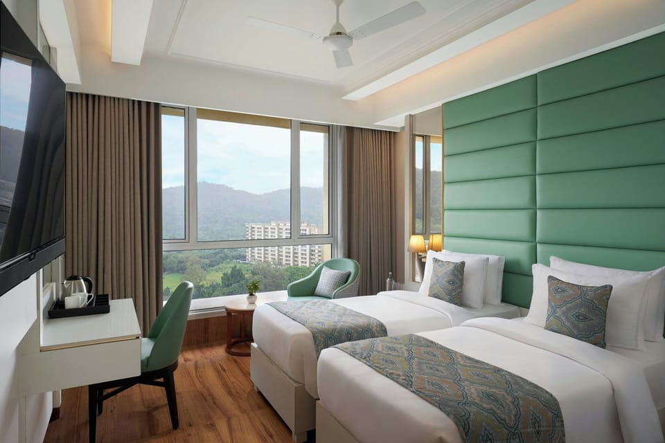 Room, 2 Twin Beds, City View | In-room safe, iron/ironing board (on request), WiFi (free)