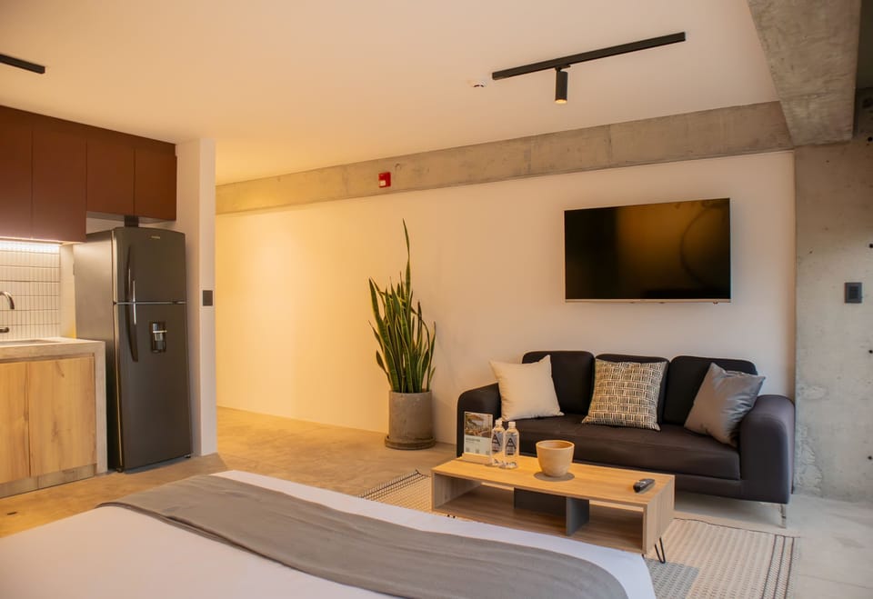 Relaxing room with TV