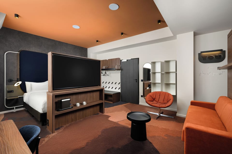 Junior Suite, Multiple Beds | Desk, laptop workspace, blackout drapes, soundproofing