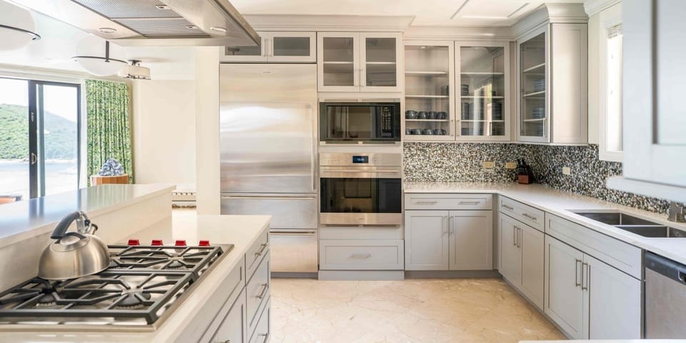 Cook together in a bright chef’s kitchen with ocean breezes.