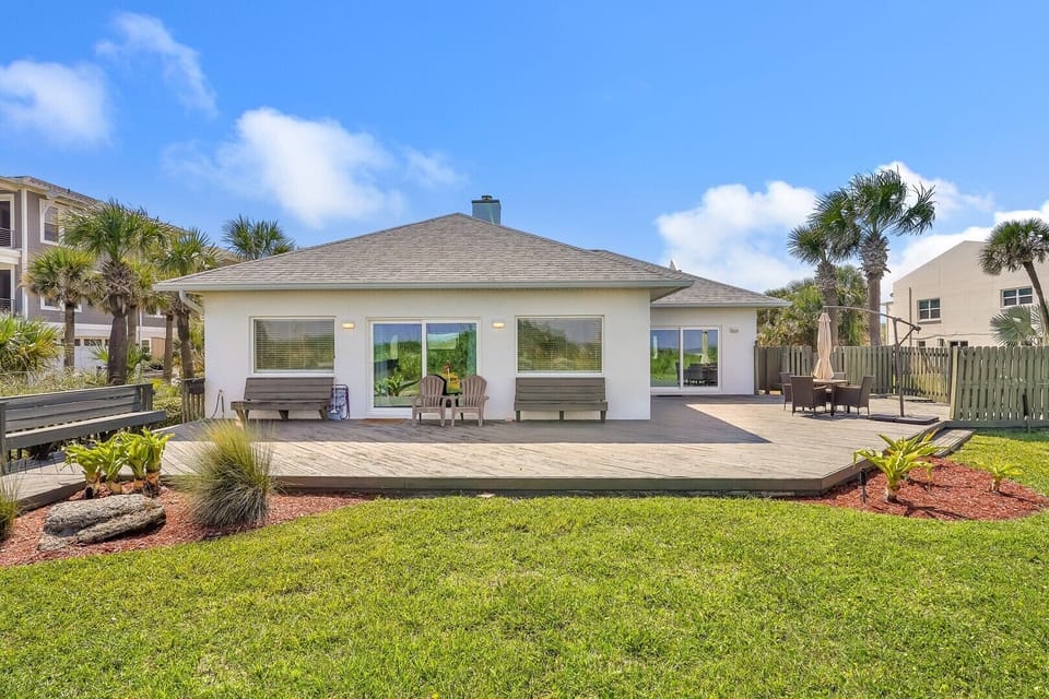 Ocean Front Back Patio