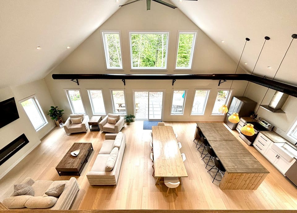Perfect for gatherings – the expansive open-concept kitchen, dining, and living space offers room for everyone, whether you're cooking, dining, or just enjoying each other's company.