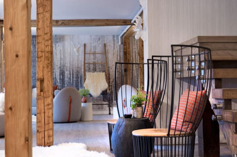 Sip and socialize in intimate nooks with designer accents.
