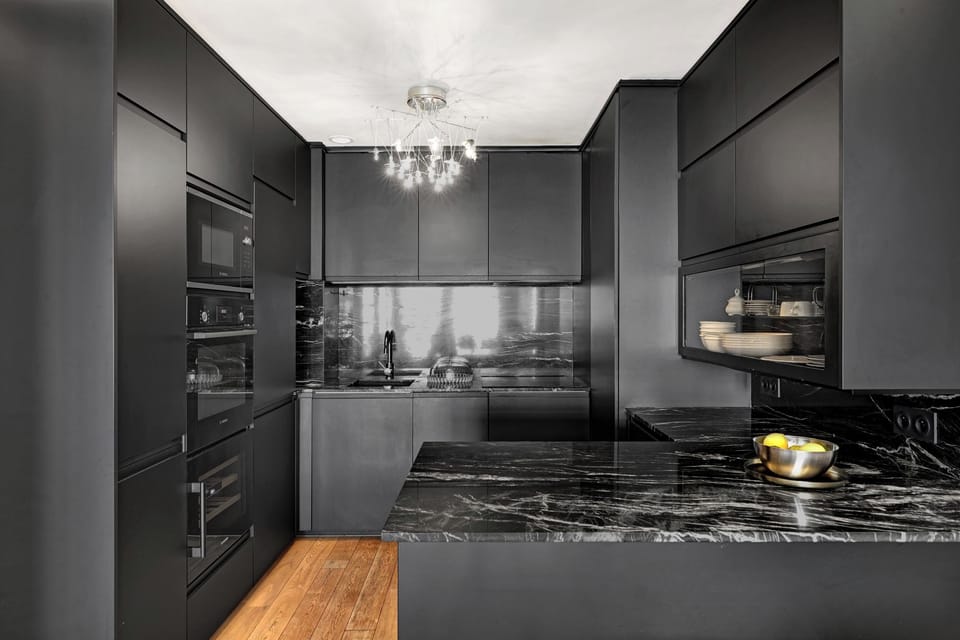 City Apartment, 2 Bedrooms, Balcony, City View | Private kitchen | Coffee/tea maker, electric kettle, toaster, highchair