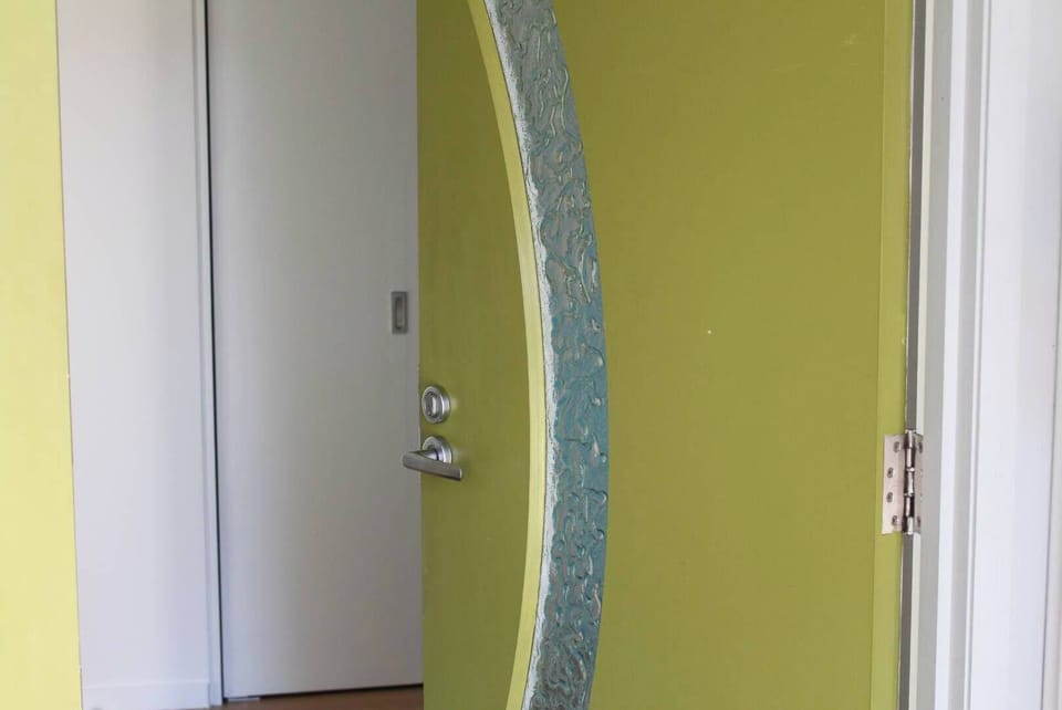Trendy front door