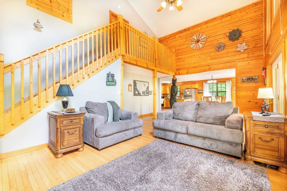 Lone Wolf's cozy living area