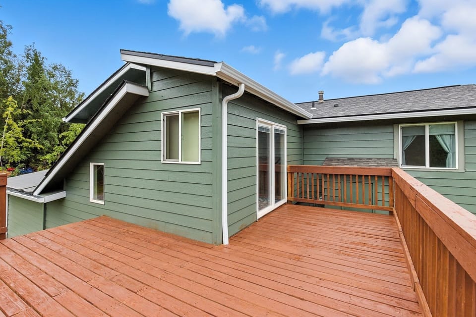 Architecture, Building, Deck, House, Porch
