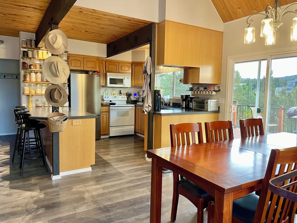 Kitchen and dining room