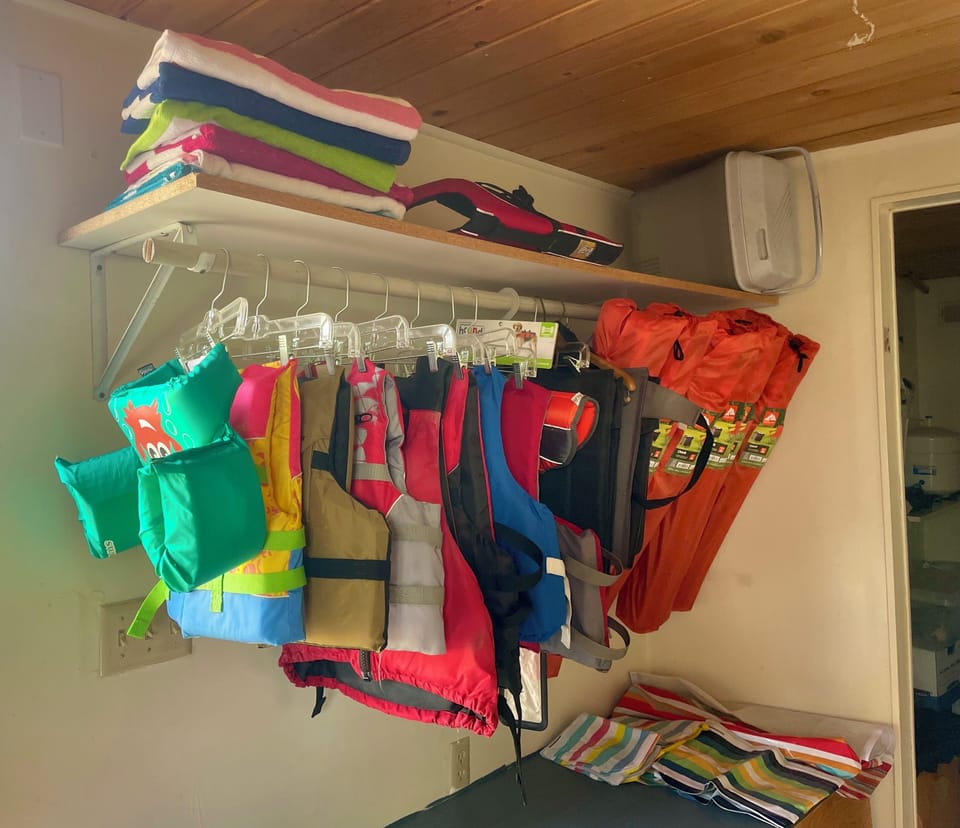 Life jackets for the whole gang
