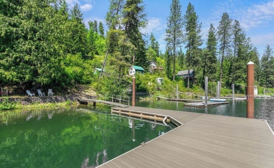 Beautiful blue green water