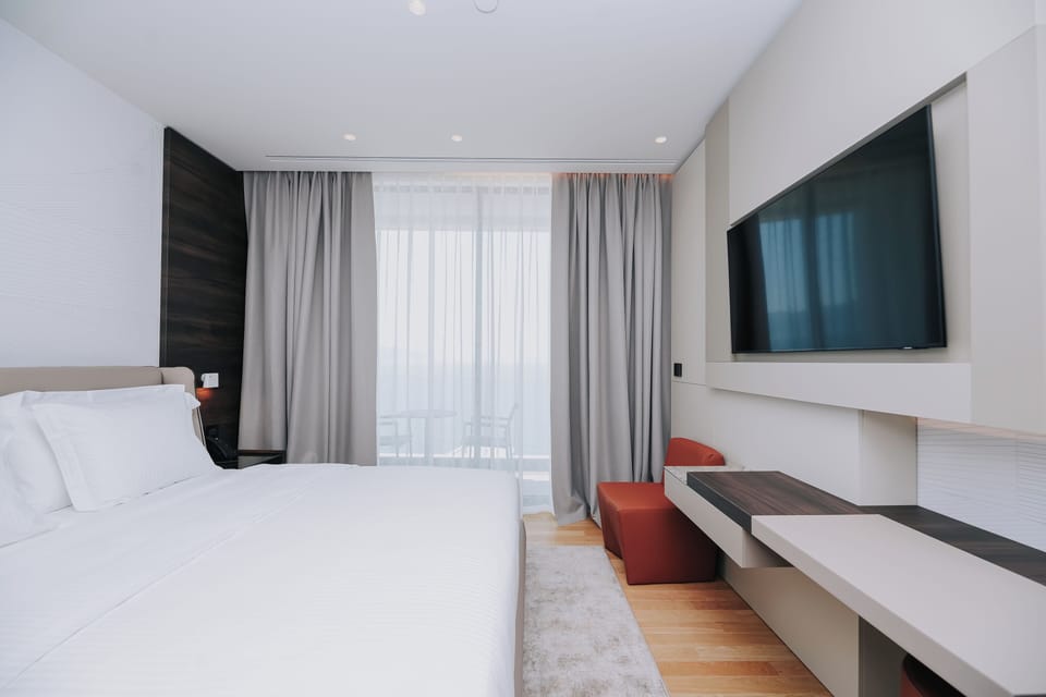 Standard Double Room, Balcony, Sea View | Soundproofing, free WiFi